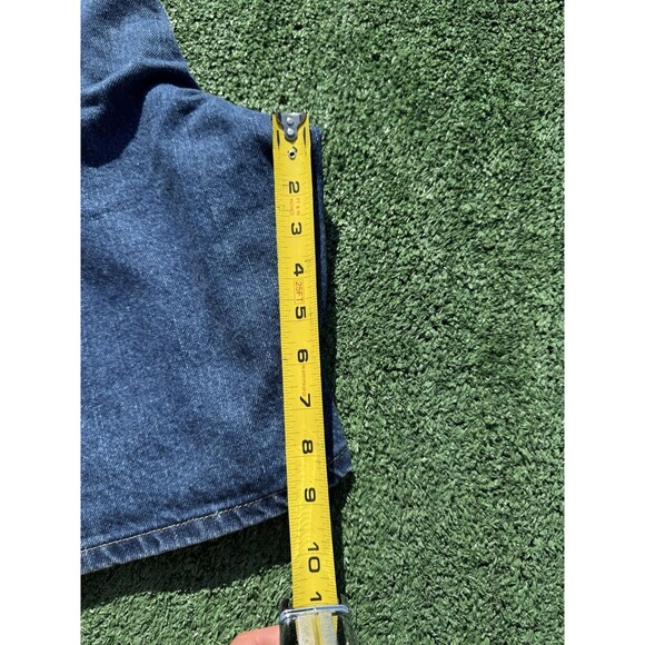 Y2K Dickies Carpenter Baggy Grunge Jorts Jean Shorts Dark Wash Denim Size 36 - Picture 10 of 10